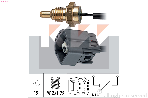 Senzor,temperatura lichid de racire 530 295 KW